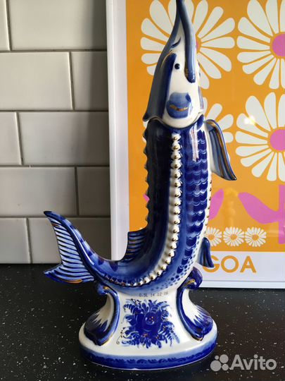 Бутылка гжель