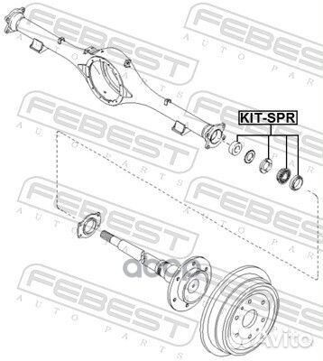 К-т подшипника ступицы перед. KIA Pregio 2.5TCiD