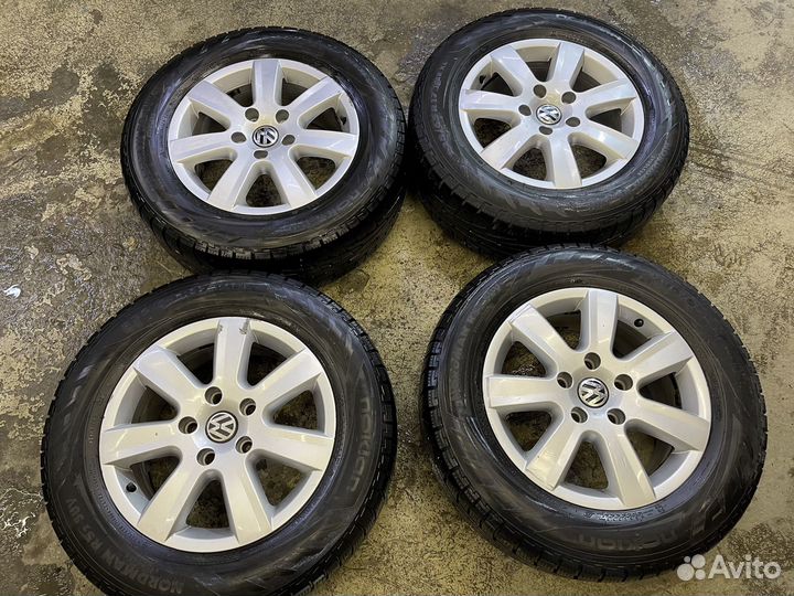 Колеса в сборе r17 зимние touareg nokian