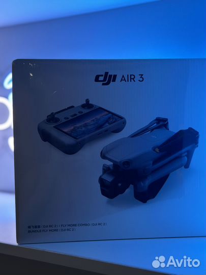 Квадрокоптер Dji Air 3 fly more combo (DJI RC 2)