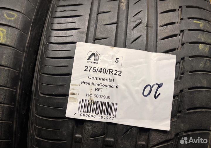 Continental PremiumContact 6 275/40 R22 94Y