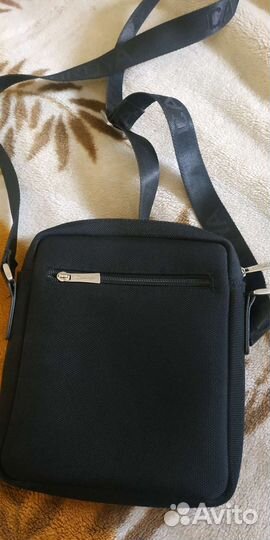 Барсетка кожаная мужская через плечо