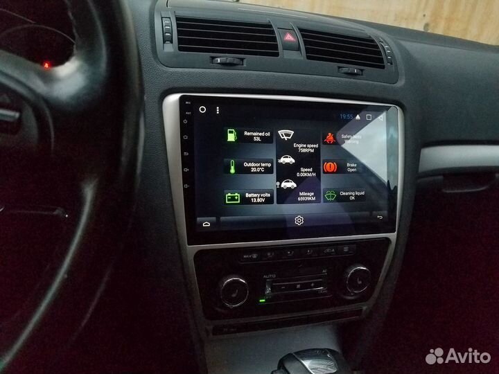 Магнитола Skoda Octavia A5 android + камера