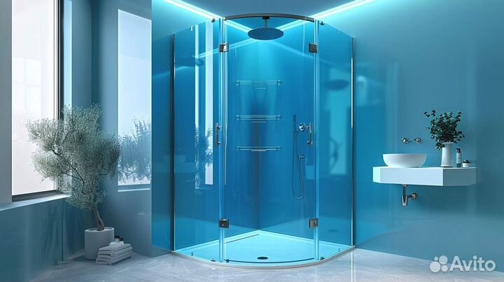 Душевая кабина из стекла