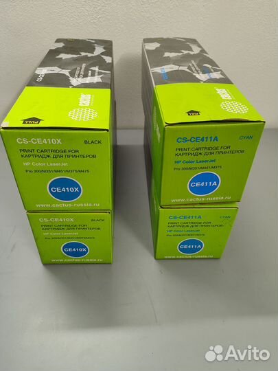 Картридж Cactus CS-CE410A, CS-CE411А