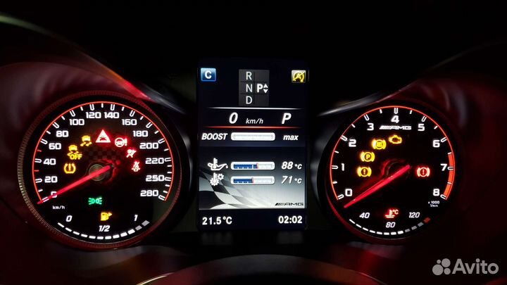 Приборная панель w205 amg дорестайлинг