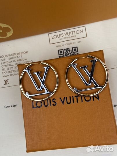 Серьги Louis Vuitton