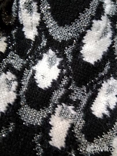 Шапка с шарфом, шерсть