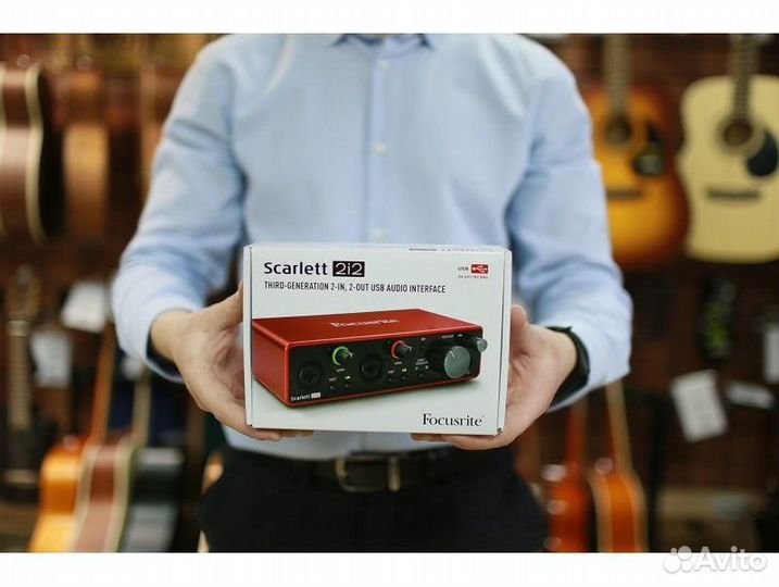 Focusrite Scarlett 2i2 3rd Gen аудио интерфейс USB