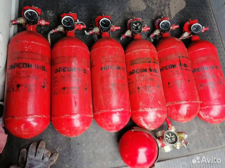 Купим баллоны пожаротушения и хладон за наличный расчет
