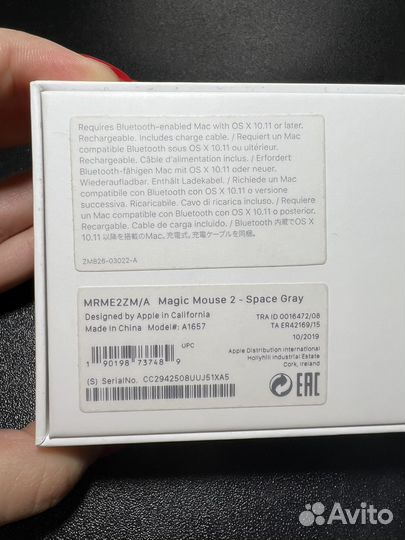 Мышь беспроводная Apple Magic Mouse 2