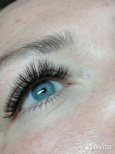 Наращивание ресниц на дому