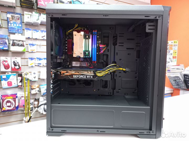 Игровой компьютер i3-12100F+ RTX 2060 Super 8gb