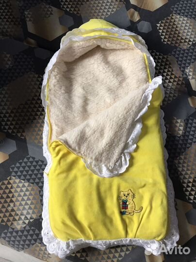 Зимний конверт в коляску