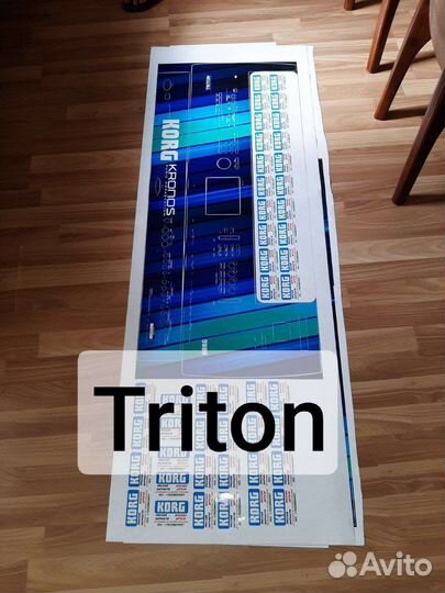 Виниловые наклейки, новый дизайн, для korg синтез