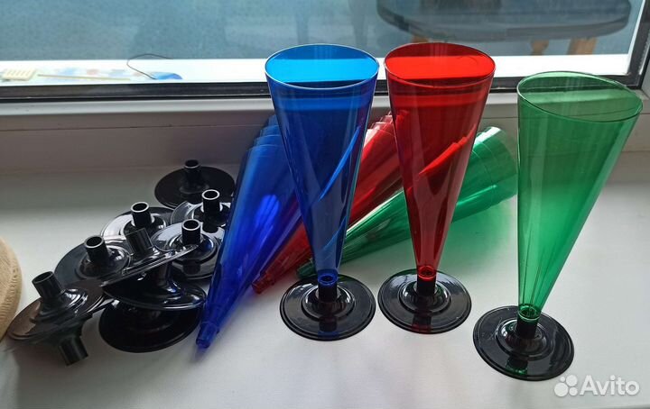 Пластиковые фужеры