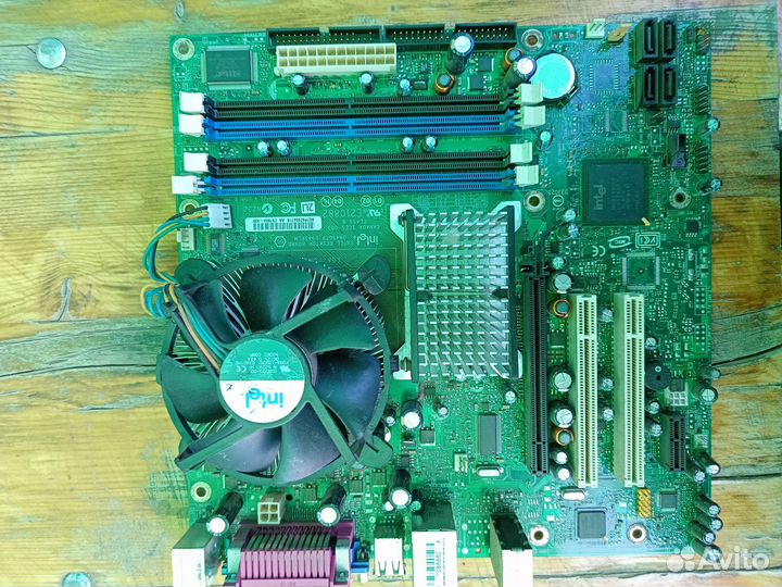 Socket 775 Материнская плата с цп И озу