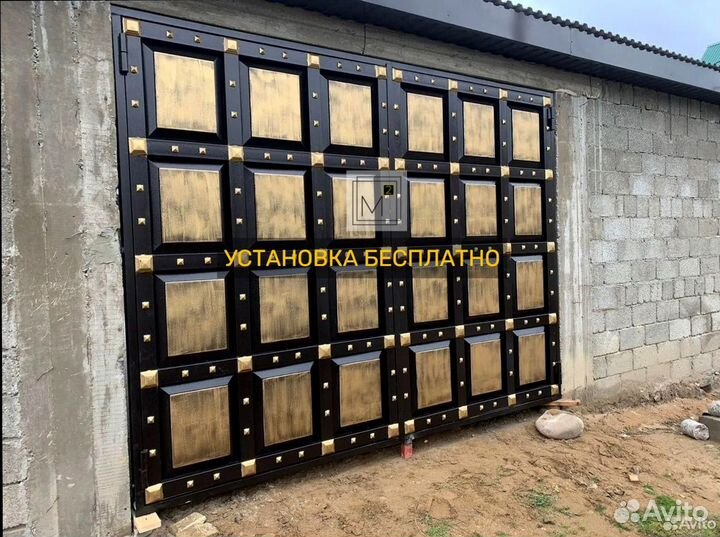Ворота в Махачкале матовые на заказ