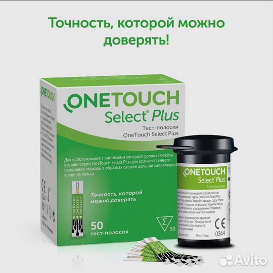 Тест полоски one touch select plus