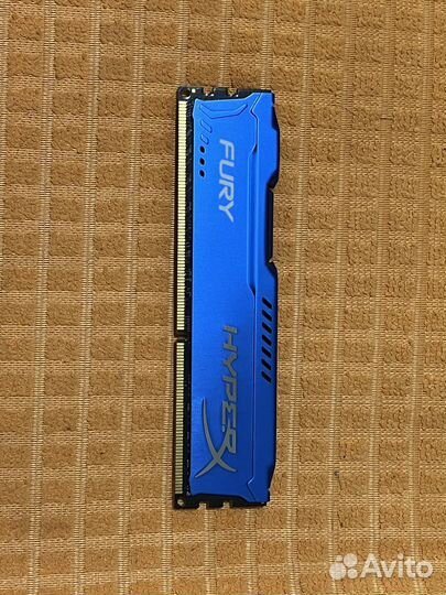 HyperX Fury 8 гб DDR3 1333 мгц dimm CL9 HX313C9F/8