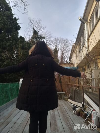 Куртка пуховик женский 48