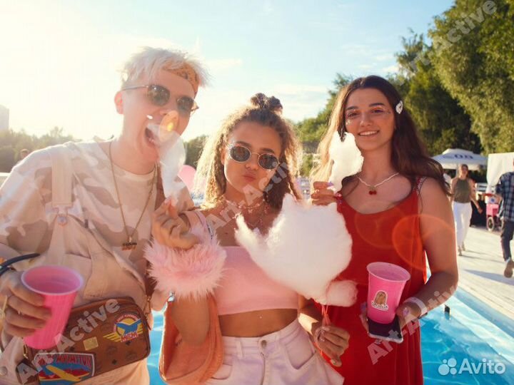 Аренда тележки с сладкой ватой