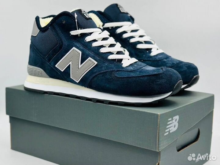 Кроссовки New Balance 574 Кожаные Зимние