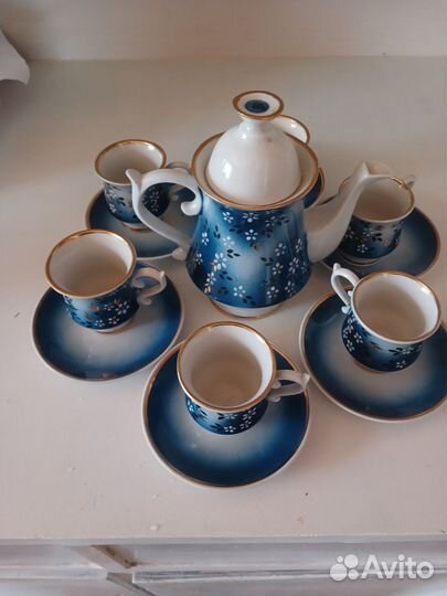 Кофейный сервиз завод Возрождение Бронница