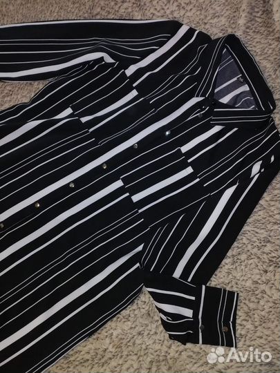 Платье-рубашка р.52