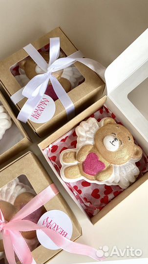 Бомбочки для ванны ручной работы «Мишка»