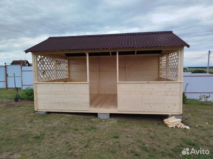 Беседка с установкой за 1 день
