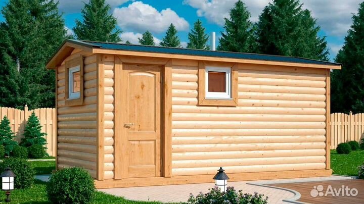 Устюжна. Мобильные готовые маленькие хорошие бани