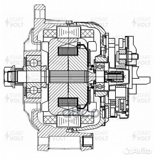 Генератор LG 1254 startvolt