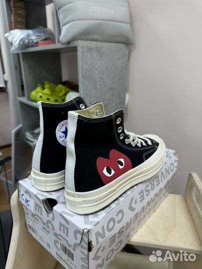 Converse X Comme Des Garcons Play High Black