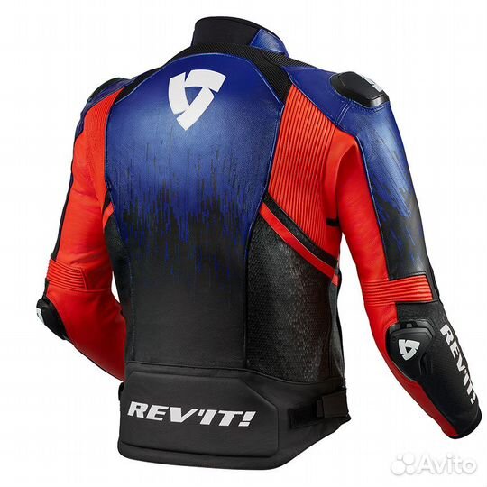 Rev'it Quantum 2 Jacket Blue-neon red