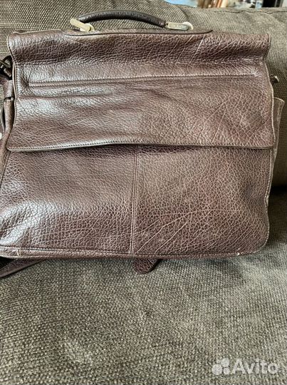 Мужской кожаный портфель dr koffer