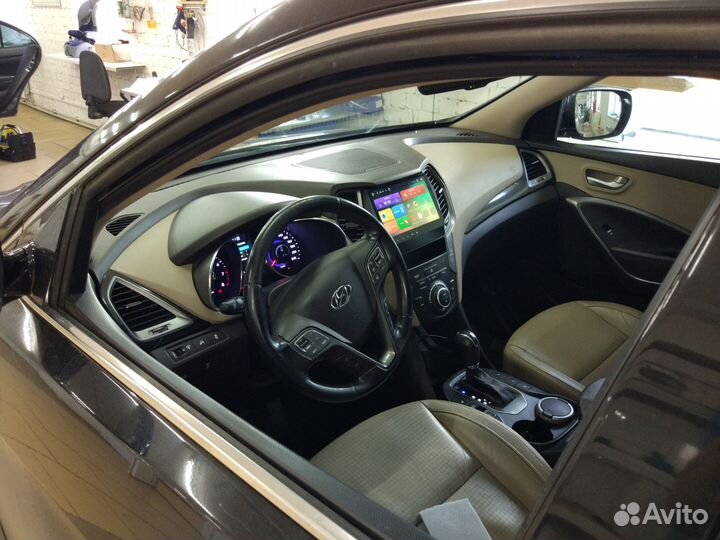 Штатная Нави - магнитола для Hyundai Santa Fe 12+