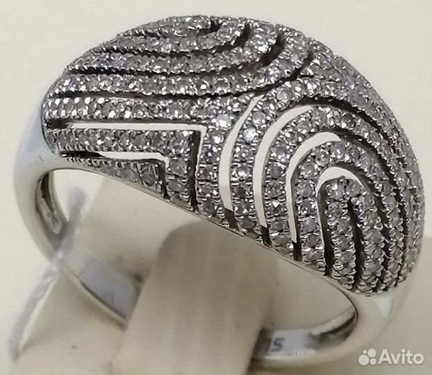 Кольцо / размер 19 / 5,32г / Золото585 / бриллиант