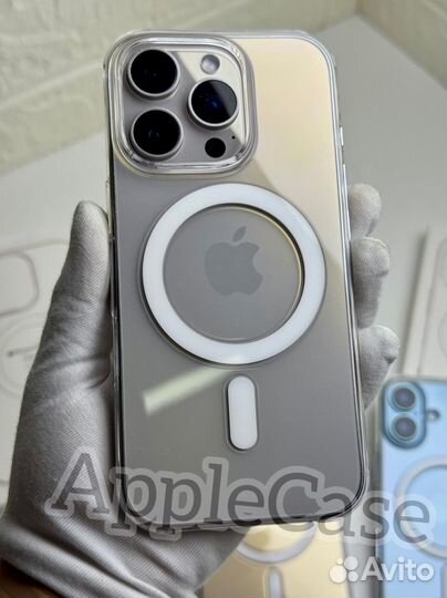 Чехол на iPhone 16 Pro/Pro Max Clear Case MagSafe