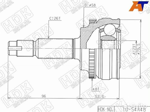Шрус привода nissan almera