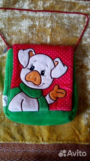 Новая детская мягкая сумочка (подушка)