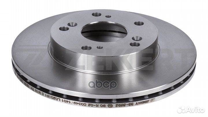 Диск торм. перед. Honda Civic VII viii 01- CR-Z