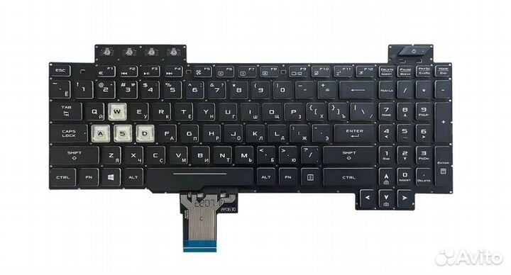 Клавиатура с подсветкой RGB для Asus TUF Gaming