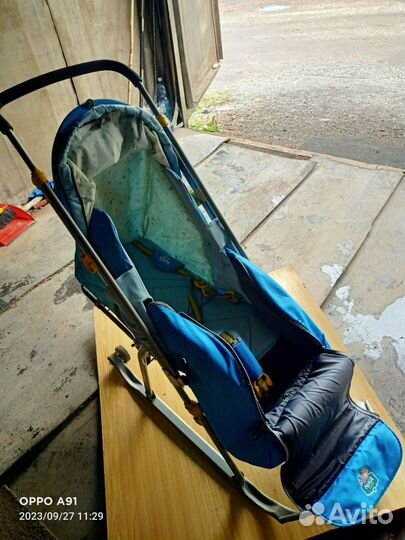 Сани коляска детские