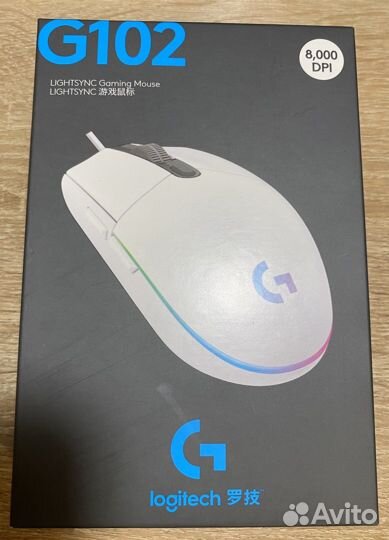 Игровая мышь Logitech g102 (White) Новая Оригинал