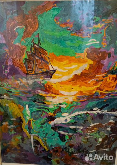 Интерьерная картина ручная работа