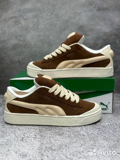 Puma Suede XL Crush Preserves Brown Mushroom