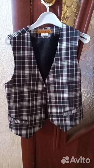 Пиджак и жилетка Школьная страна 140