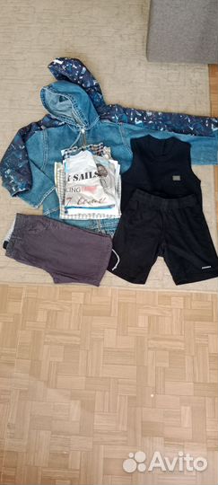 Вещи пакетом на мальчика 140