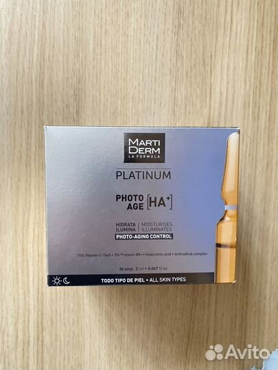 Ампулы photo-AGE HA+ Martiderm